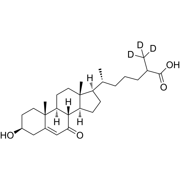3β-Hydroxy-7-oxocholest-5-enoic acid-d3 2342573-92-4